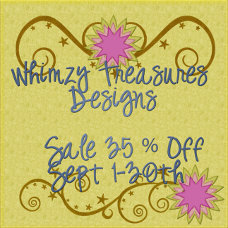Whimzy Treasures Designs Sale 35% off